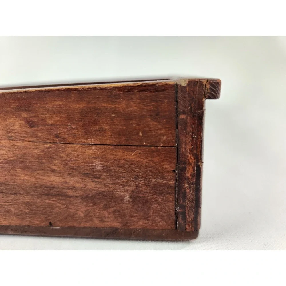 VTG Antique Wood Drawer Tray *Needs Repair* Handmade Small Box Divider‎